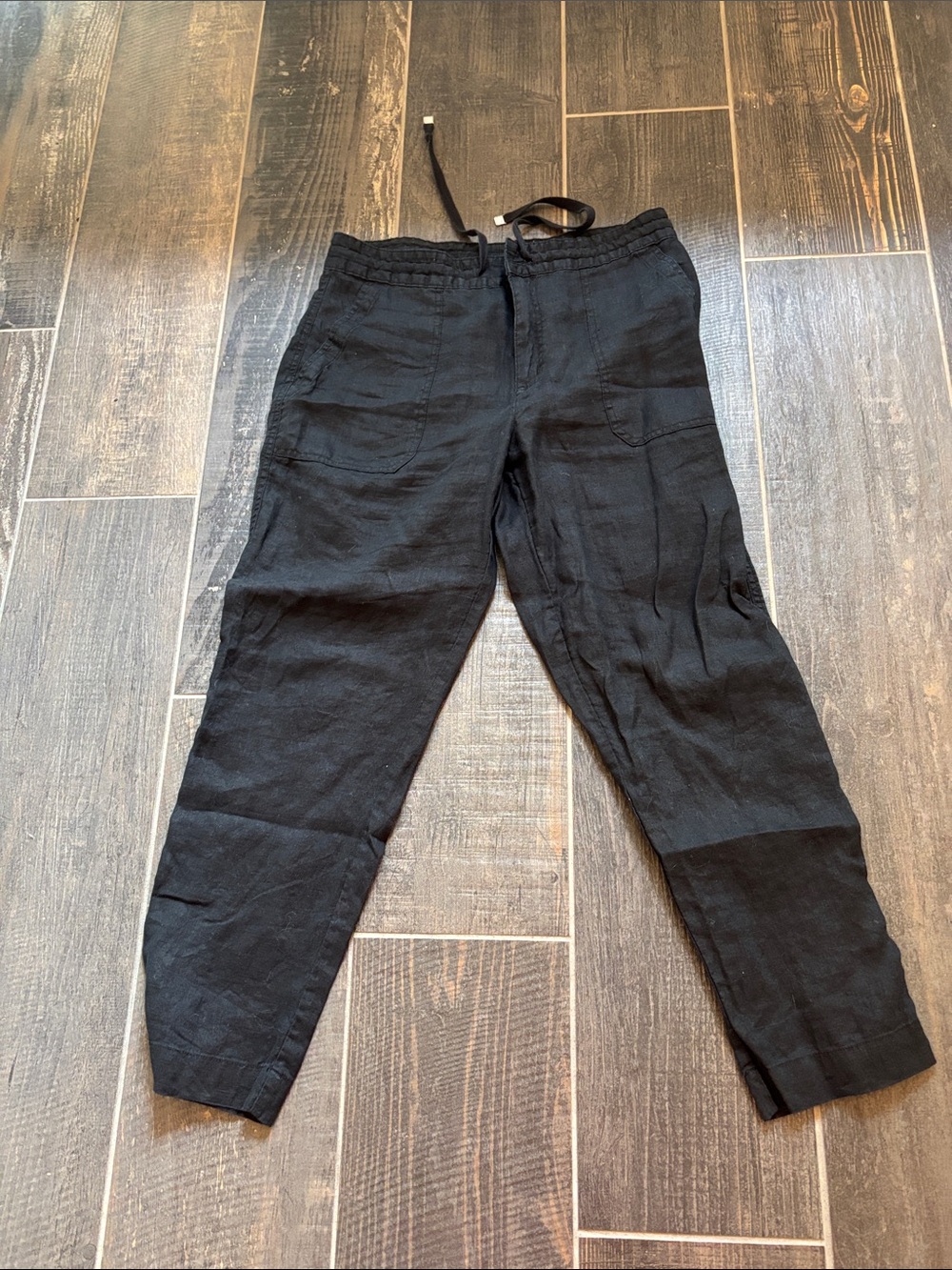 Lauren Ralph Lauren Black Drawstring Jogger Pants